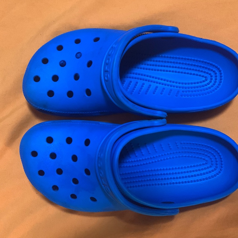 Blue Crocs